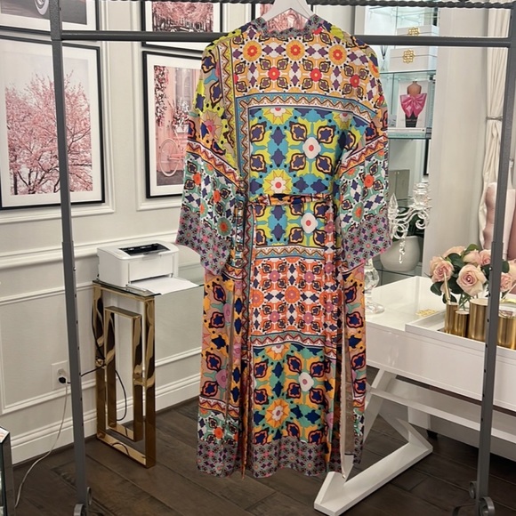 NWT ZARA PRINTED KIMONO - Picture 5 of 12